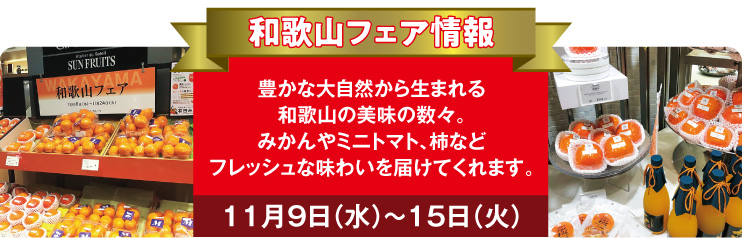 和歌山フェア情報
