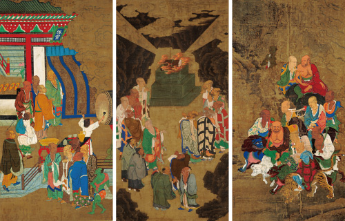 東福寺_五百羅漢図（ごひゃくらかんず）のうち